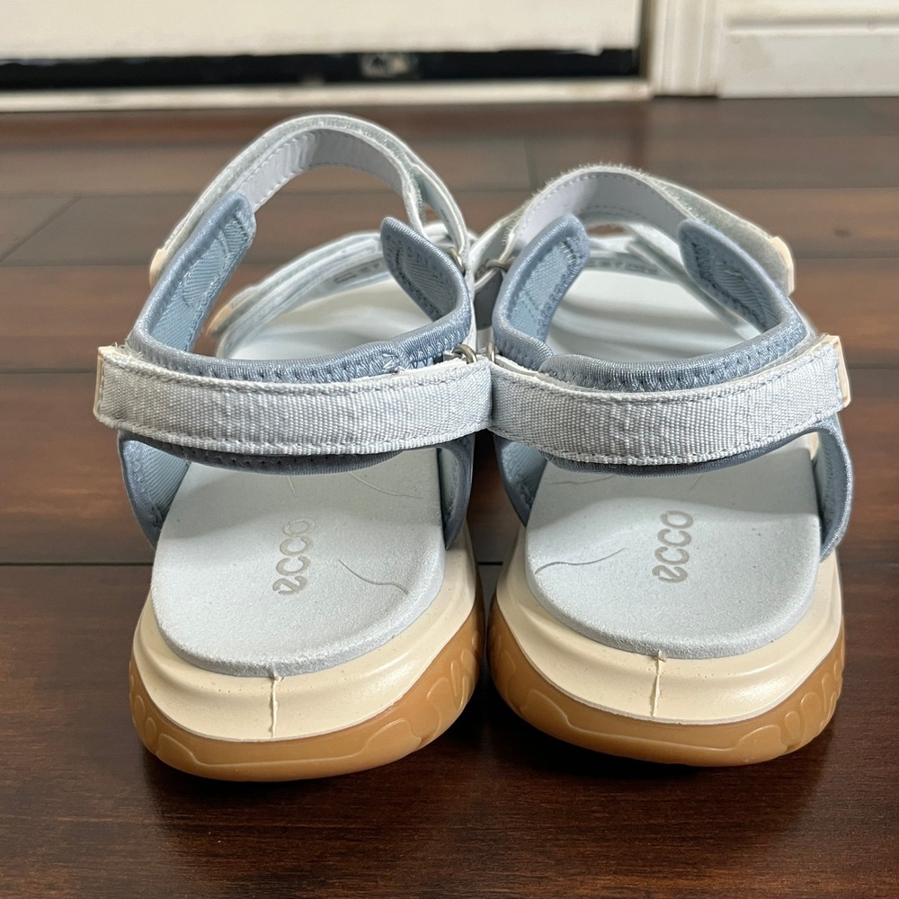 ECCO Women's Offroad Roam Nubuck Outdoor Sandals Blue size EU 41/10-10.5 NIB - Picture 4 of 10